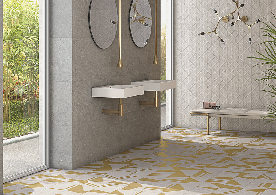 European Porcelain and Ceramics Lanai R Blanco 17'' x 47'' Ceramic Tile