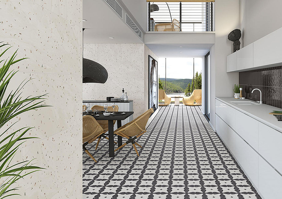 European Porcelain and Ceramics Siracusa R 17'' x 47'' Ceramic Tile