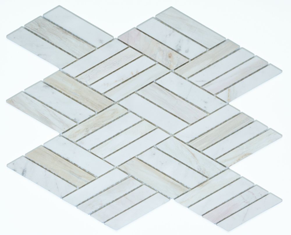 Elysium Tiles Eura Wood Honed 10.75 x 12.510.75 x 12.5 Mosaic Tiles