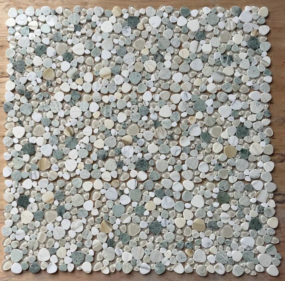 Elysium Tile Peach Spring 12 x 12'' Mosaic Tile