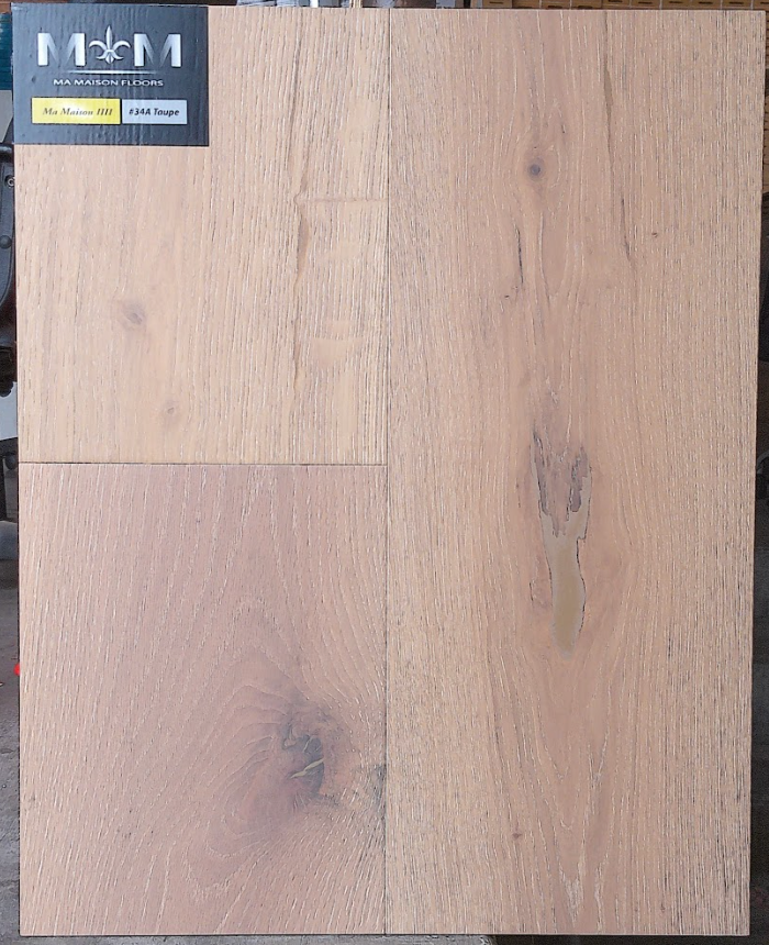 Ma Maison Floors 4 | Taupe 34A| 9 1/2" x up to 7.21ft Engineered Flooring