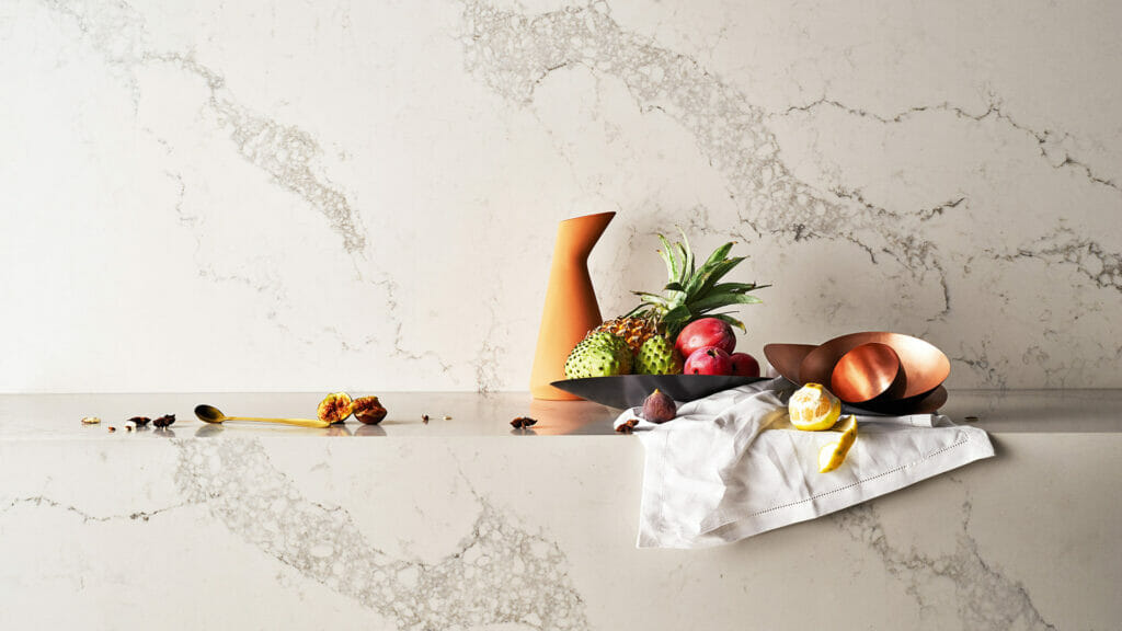 Caesarstone Statuario Maximus| 130’’ x 64.6’’ | 2 CM| Polished Quartz Slab