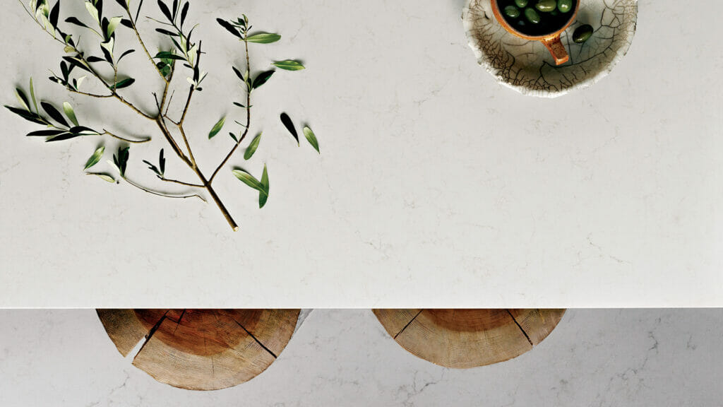 Caesarstone Frosty Carrina | 130’’ x 64.6’’ | 2 CM| Polished Quartz Slab