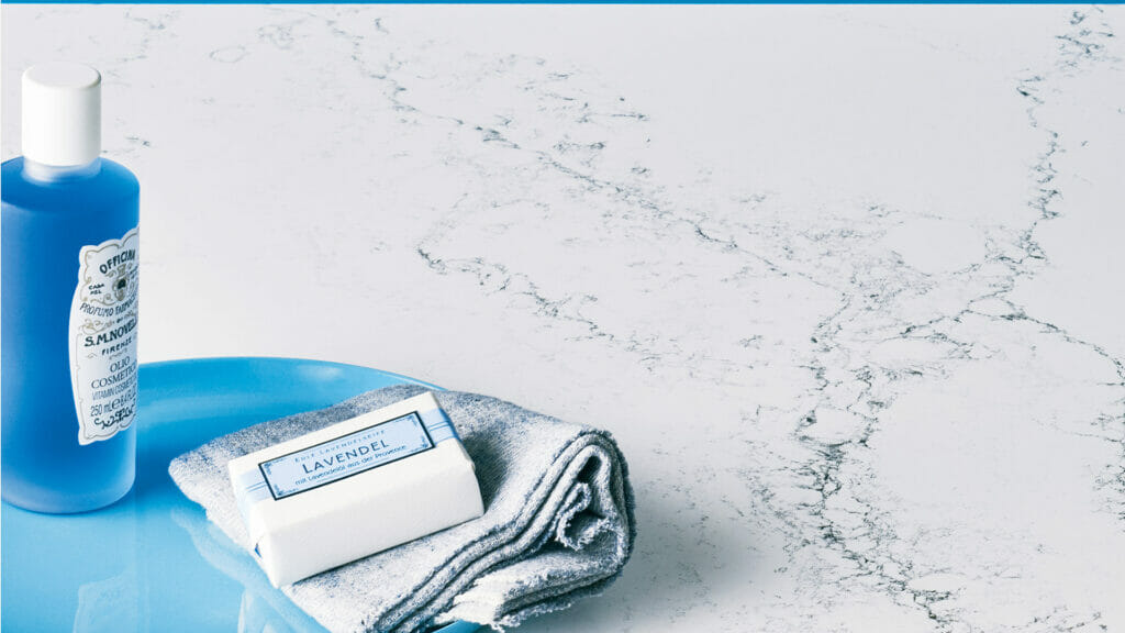 Caesarstone Empira White | 130’’ x 64.6’’ | 2 CM| Polished Quartz Slab