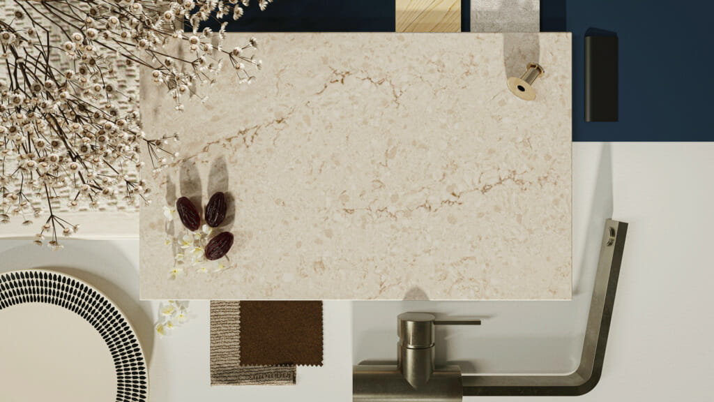 Caesarstone Taj Royale 120” x 56.5” | 2 CM| Polished Quartz Slab