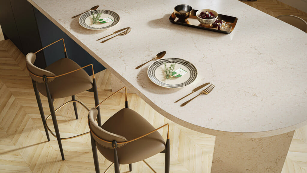 Caesarstone Taj Royale 120” x 56.5” | 2 CM| Polished Quartz Slab