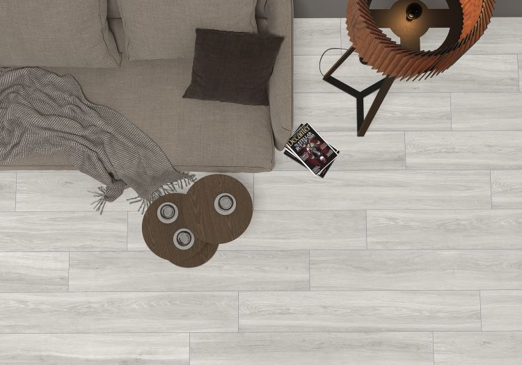 Elysium Tiles Faedo Blanco 8''x 48'' Wood-Look Porcelain Tiles