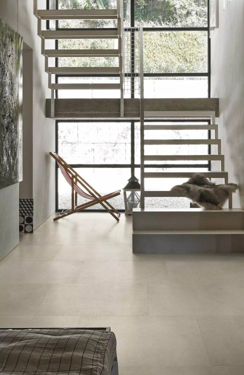 Elysium Pietre3 Limestone Pearl Matte 24 x 48 Polished Porcelain Tiles