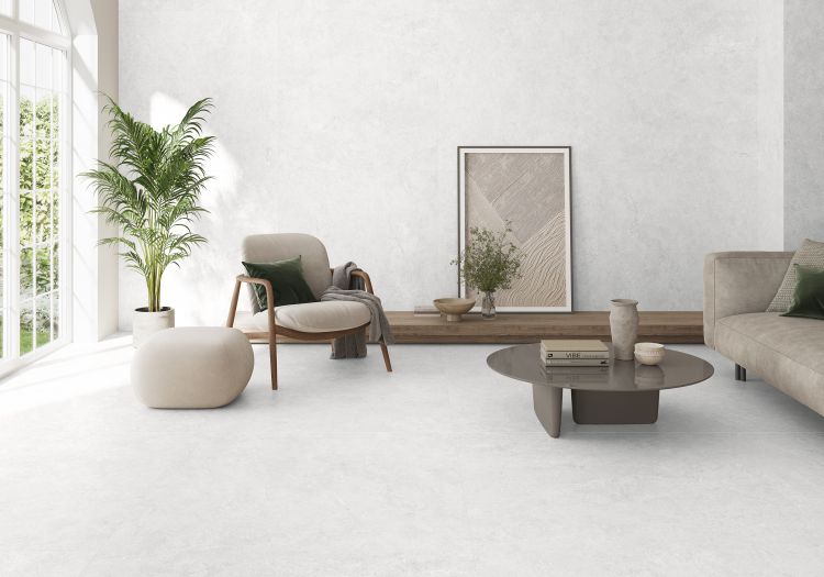 Elysium Tiles Babilon Arctic Polished 24 x 48 Matte Porcelain Tiles