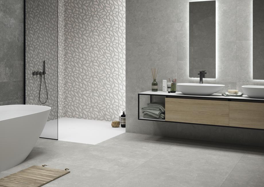 European Porcelain and Ceramics Elba Gris 12'' x 36'' Ceramic Tile