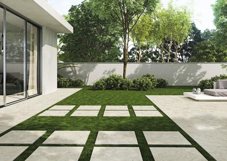 European Porcelain and Ceramics Coralina Perla 47'' x 47'' Matte Porcelain Tile
