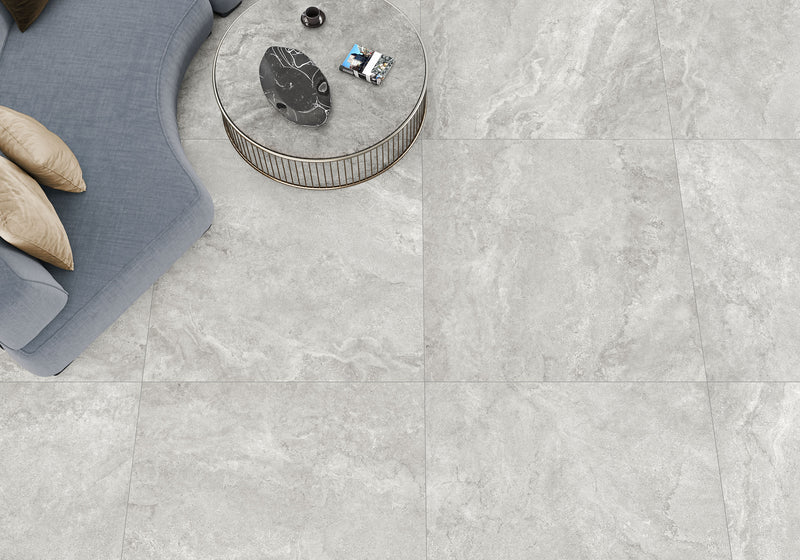 Ottimo Ceramics Pietra Blend |Silver | 12” x 24” Matte Porcelain Tile