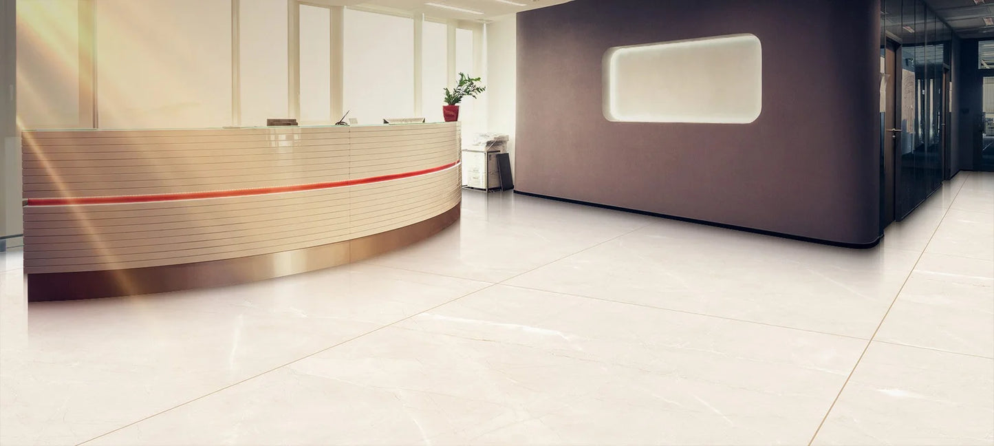 Raphael Stone RP1012 Armani Crema 32'' x 64'' Polished Porcelain Tile