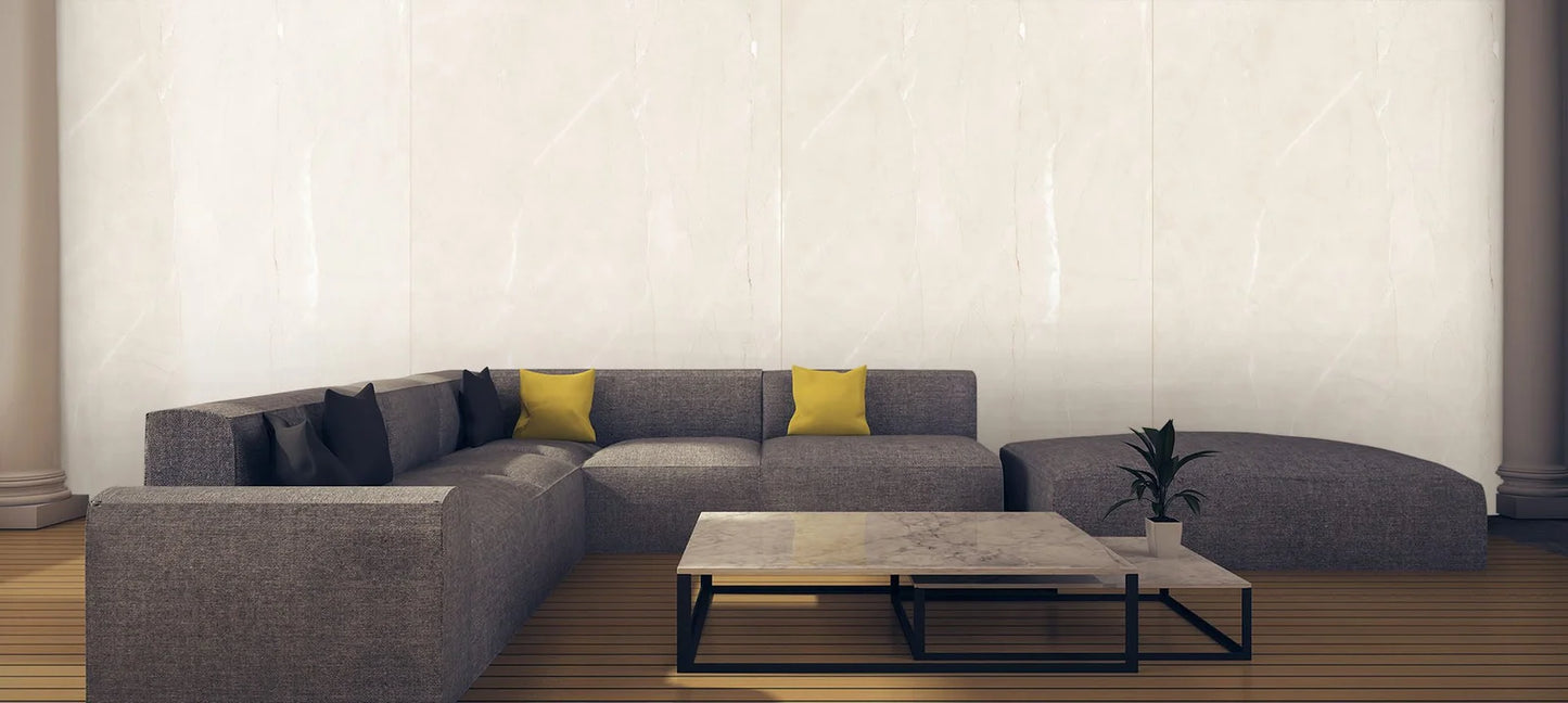 Raphael Stone RP1012 Armani Crema 32'' x 64'' Polished Porcelain Tile