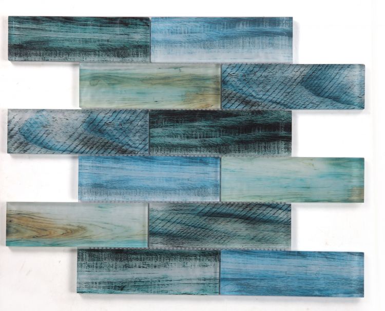 Elysium Tiles Art Wood Forest 11.75 x 11.75 Mosaic Tiles