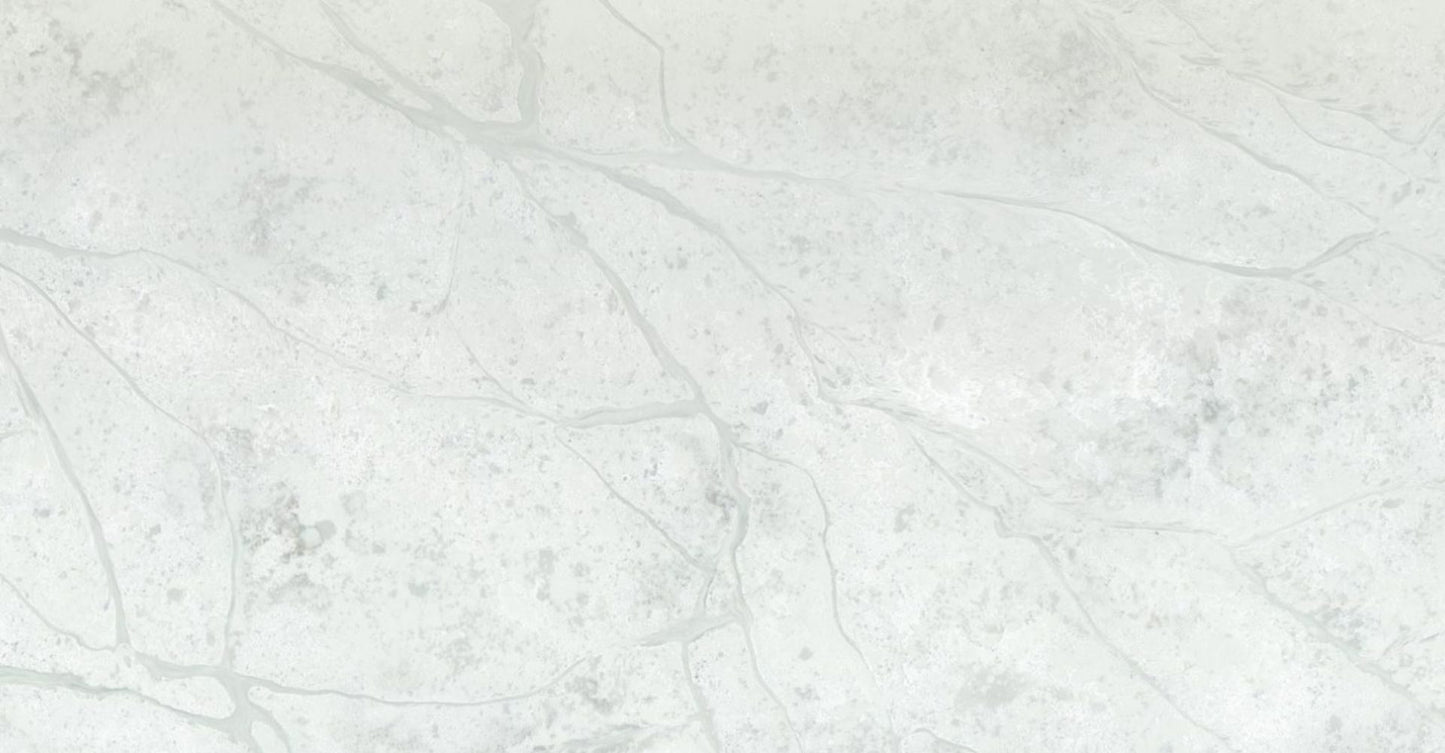 Raphael Stone Bianco Perla RQ9916 |126' x63''| 2 cm Polished Quartz Slab