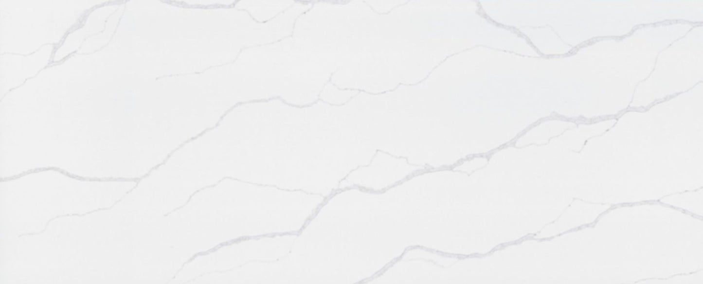Raphael Stone Borghini Silver RQ9942 |126' x63'' | 2 cm Polished Quartz Slab