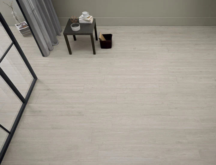 Ottimo Ceramics Foscari Outdoor Wood| Lino | 8” x 48” Matte Porcelain Tile