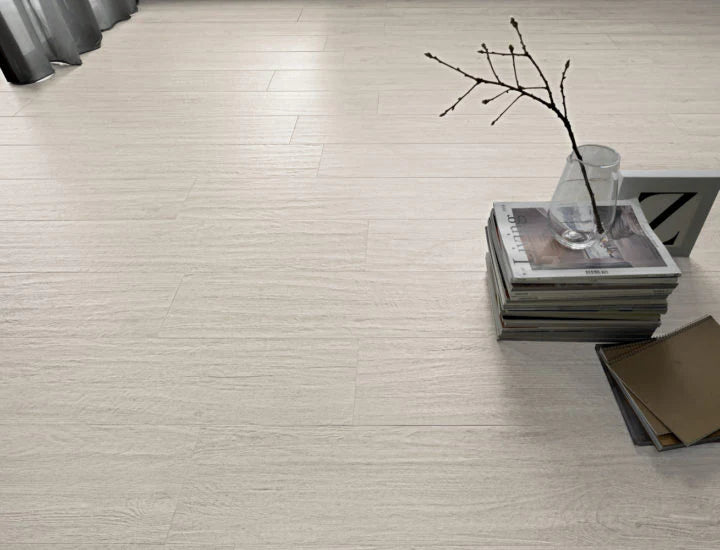 Ottimo Ceramics Foscari Outdoor Wood| Lino | 8” x 48” Matte Porcelain Tile