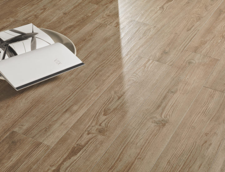 Ottimo Ceramics Foscari Outdoor Wood| Lino | 8” x 48” Matte Porcelain Tile