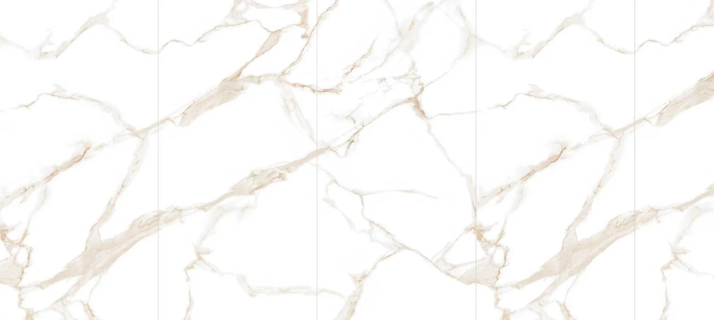 Raphael Stone RP1072 Calacatta Udi 32'' x 64'' Polished Porcelain Tile