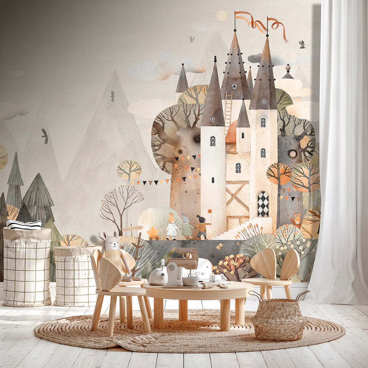 Decoprint |Cute Walls| Murals by Sancar Luxury Designer Wallpapers