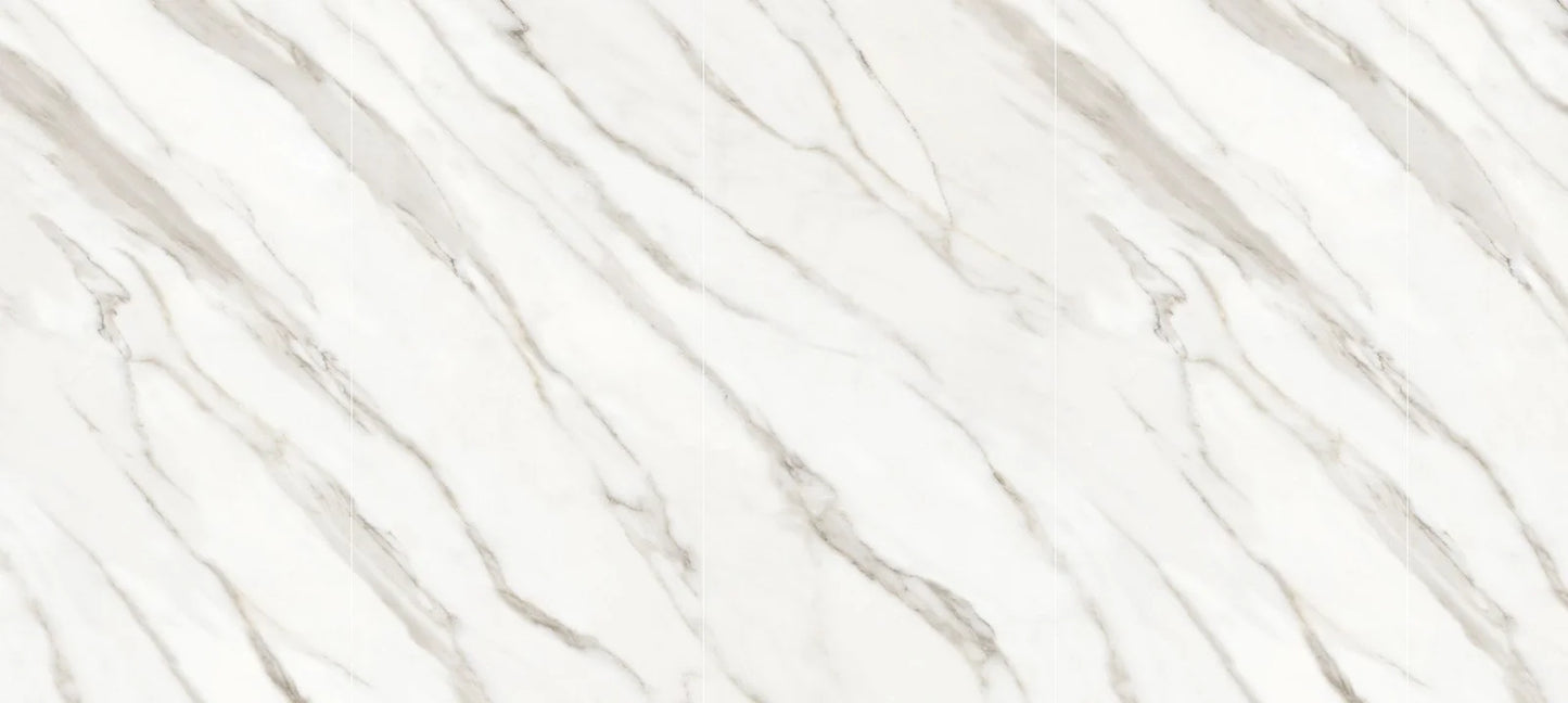 Raphael Stone RP1082 Calacatta Aline 32'' x 64'' Polished Porcelain Tile