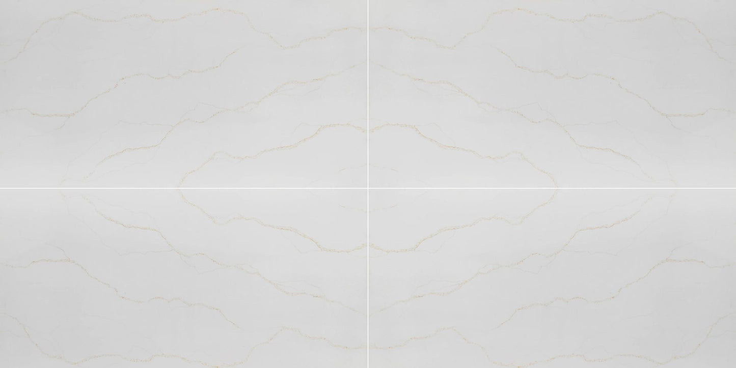 Raphael Stone |Calacatta Gold Ultra 126' x63''| 2 cm Polished Quartz Slab
