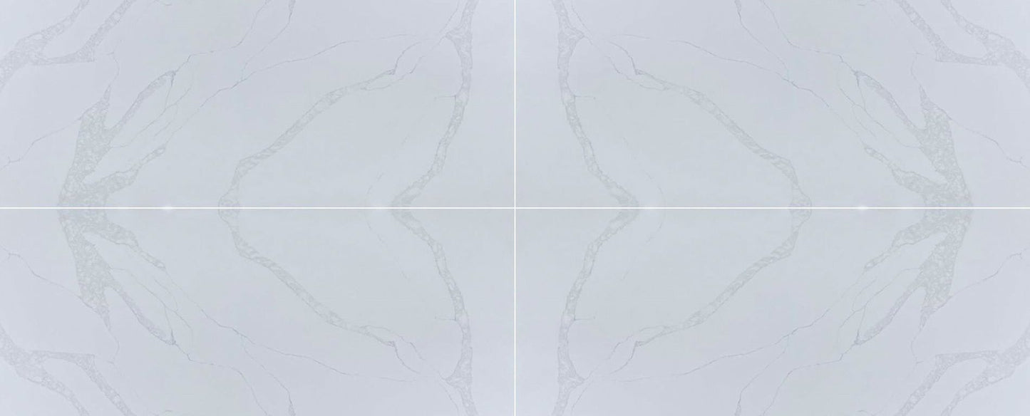 Raphael Stone Calacatta Maya|126' x63''| 2 cm Polished Quartz Slab