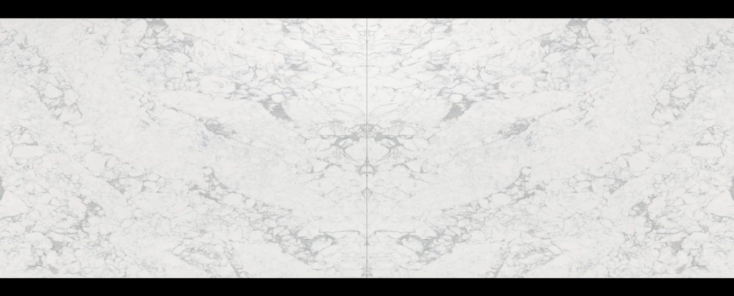 Raphael Stone Calacatta Statuario RQ9923 |126' x63''| 2 cm Polished Quartz Slab