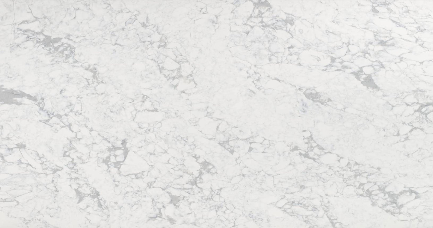 Raphael Stone Calacatta Statuario RQ9923 |126' x63''| 2 cm Polished Quartz Slab