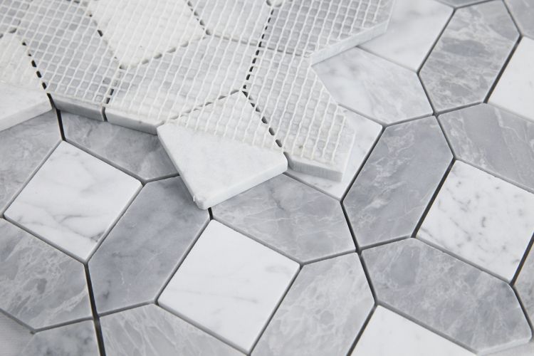 Elysium Tiles Eclipse Dusk 12'' x 12'' Mosaic Tiles