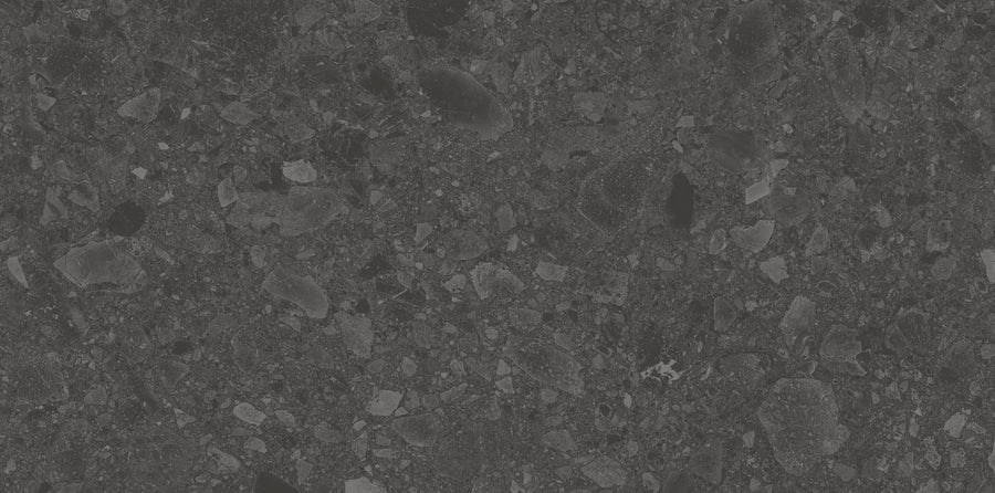 Ottimo Ceramics Flodsten | Smoke | 24’’ x 48’’ Matte Porcelain Tile