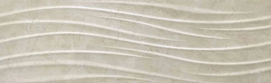 Ottimo Ceramics | Vanity Beige | 12” x 36”Glossy Ceramic Tile