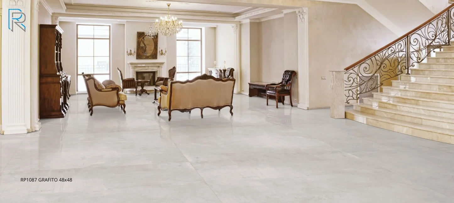Raphael Stone RP1087 Grafito 32'' x 64'' Polished Porcelain Tile