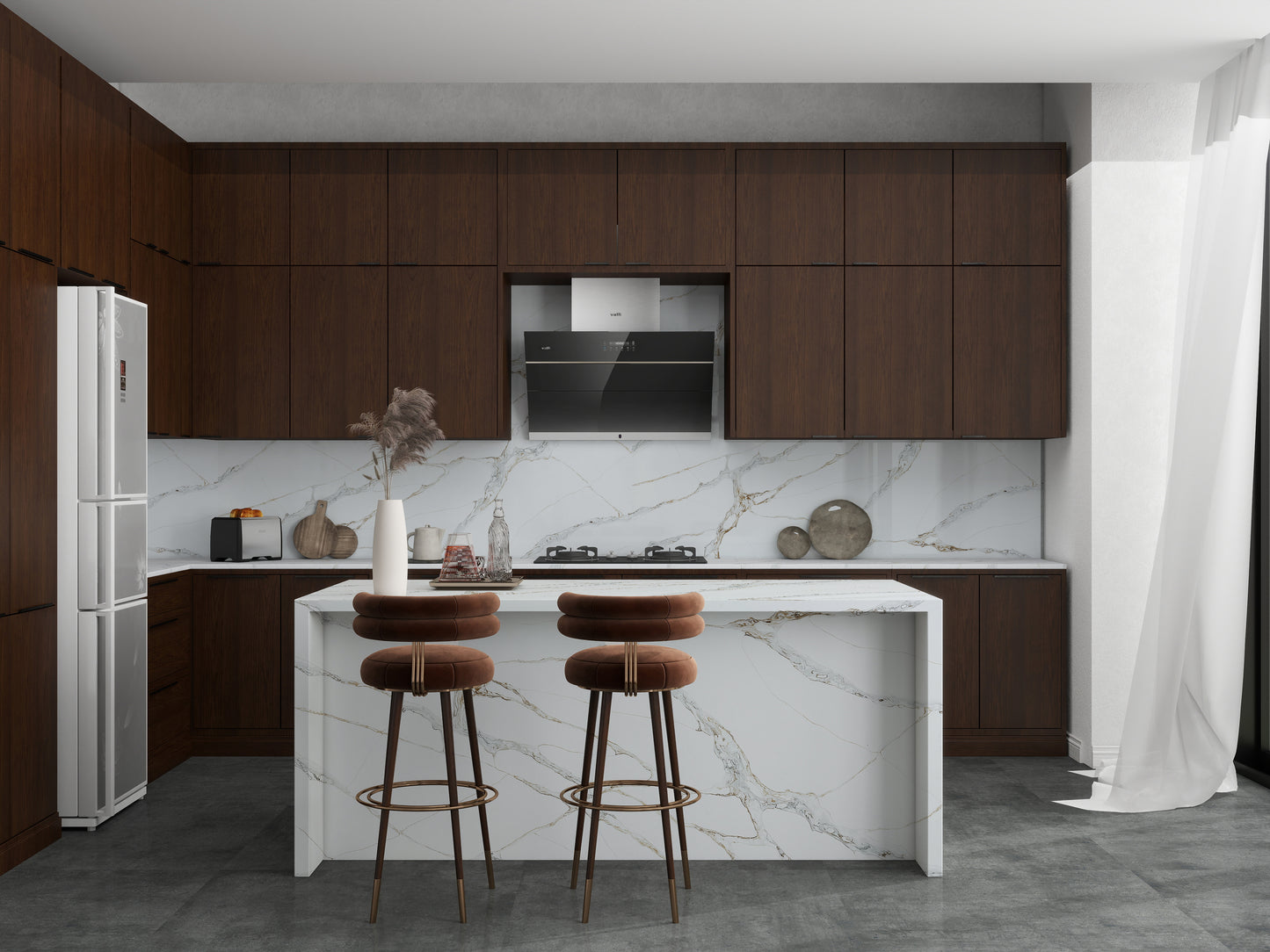 LX Prefabricated Golden Mirage |26'' x 110''| 2cm Polished Countertop