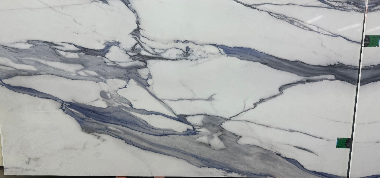 Raphael Stone Cielo Blue |126' x63''| 2 cm Polished Quartz Slab