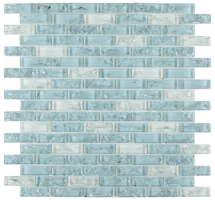 Elysium Tiles Icy Ocean Stack 11.75 x 12 Mosaic Tiles