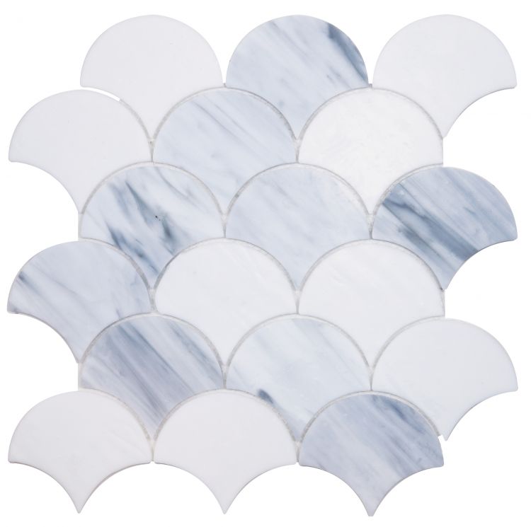 Elysium Tiles Newport Scale Loft 9.5 x 9.75 Mosaic Tiles