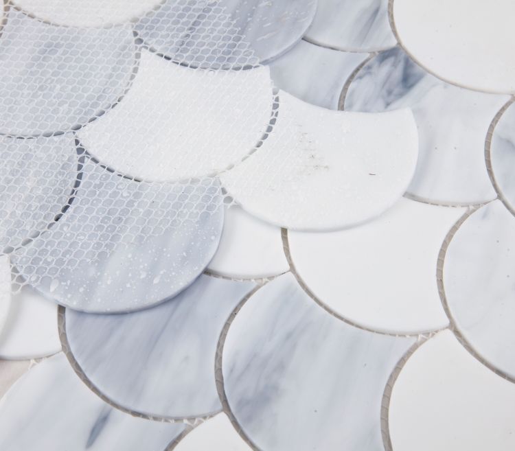 Elysium Tiles Newport Scale Loft 9.5 x 9.75 Mosaic Tiles