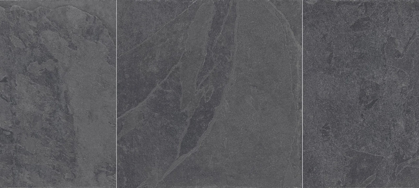 Raphael Stone RP1107 Nero Basaltina 32'' x 64'' Polished Porcelain Tile