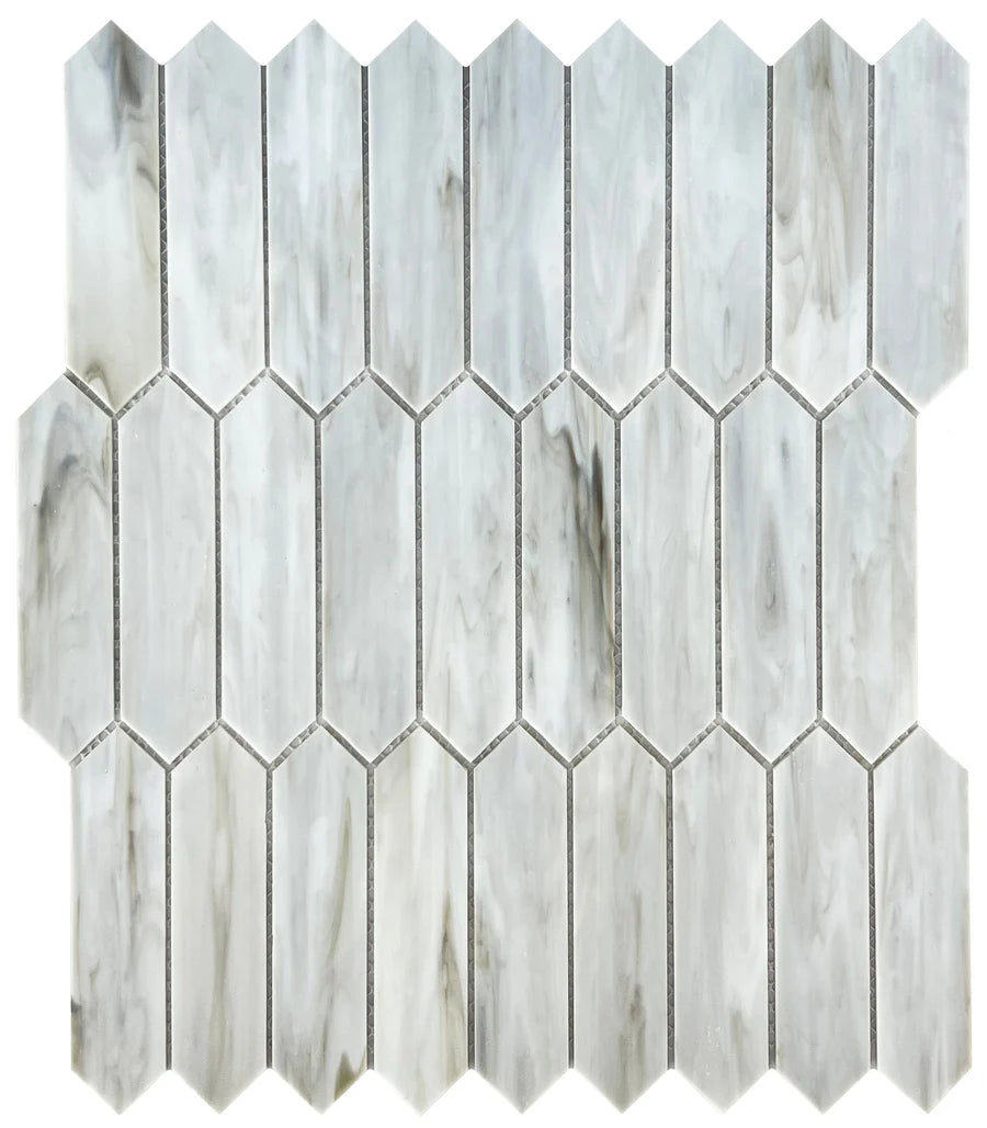 Ottimo Ceramics Opal Rectangle 11 3/4''x11 3/4''Beige Glass Mosaic