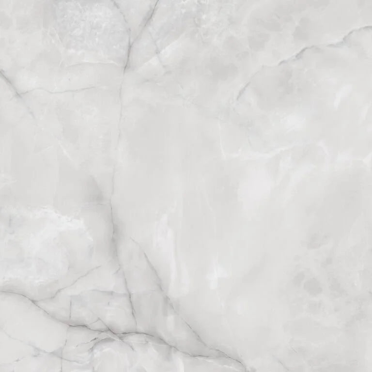 Dura Bell Onix White 48x48 Polished Porcelain Tile
