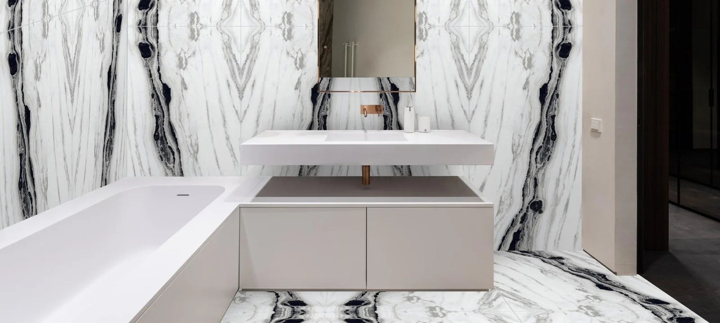 Raphael Stone RP1001 Panda 32'' x 64'' Porcelain Tile