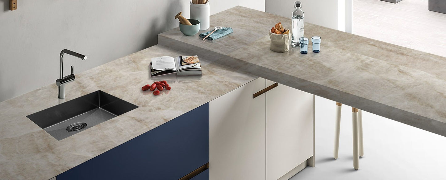 Raphael Stone Perla Venata RQZ6014 |130''x77''| 2 cm Polished Quartzite Slab