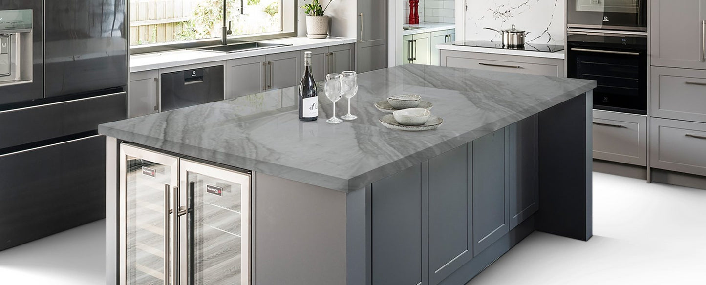 Raphael Stone Polaris |116'' x 56''| 2 cm Polished Quartzite Slab