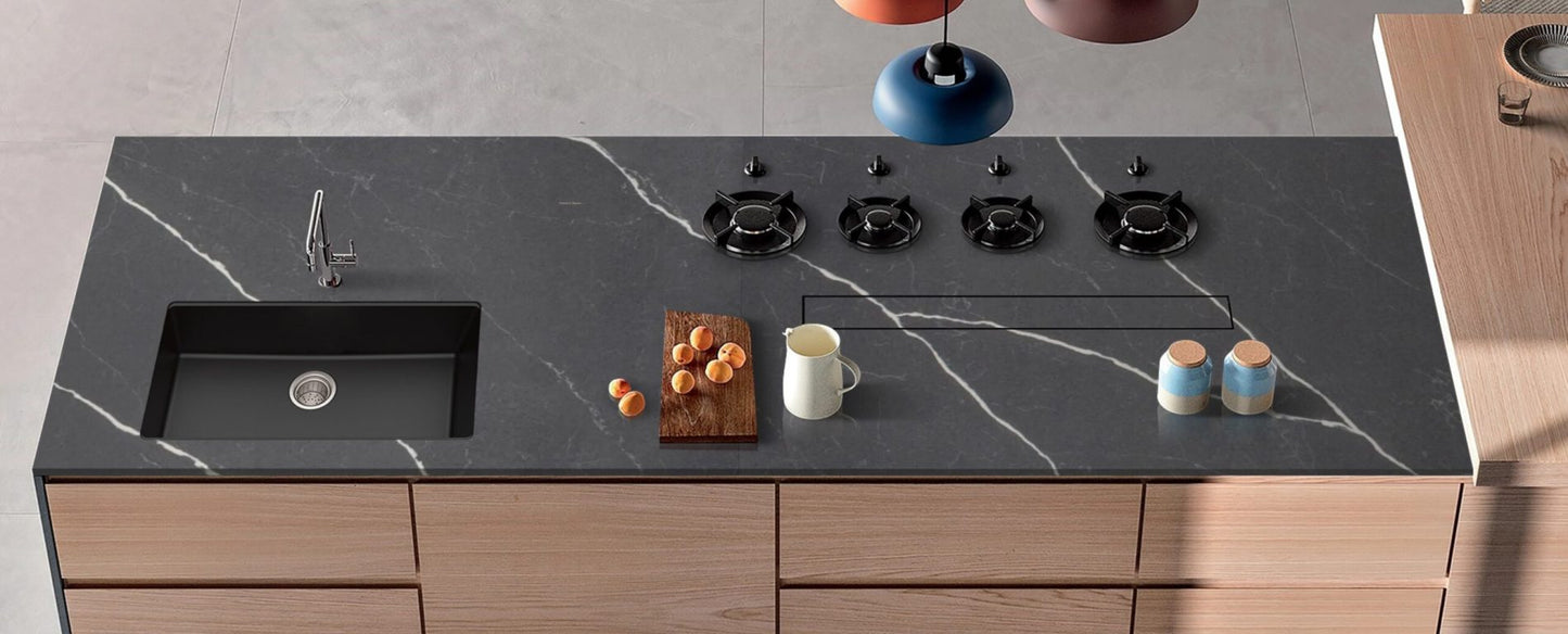 Raphael Stone Calacatta Solange RQ9140 |126' x63''| 2 cm Honed Quartz Slab