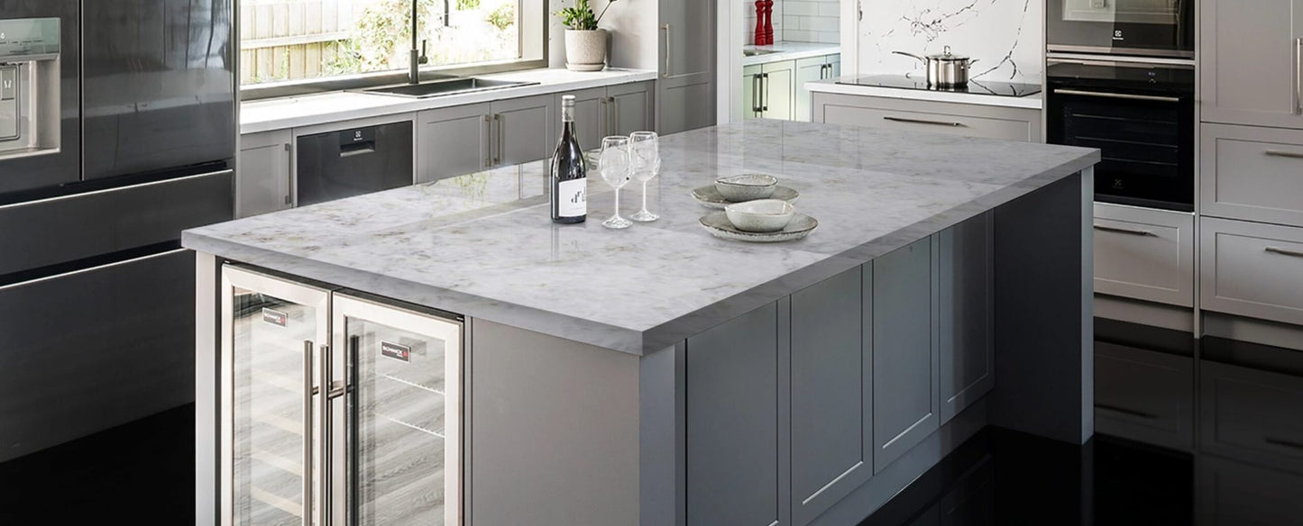 Raphael Stone Cristallo RQZ6023 |116'' x70''| 2 cm Polished Quartzite Slab