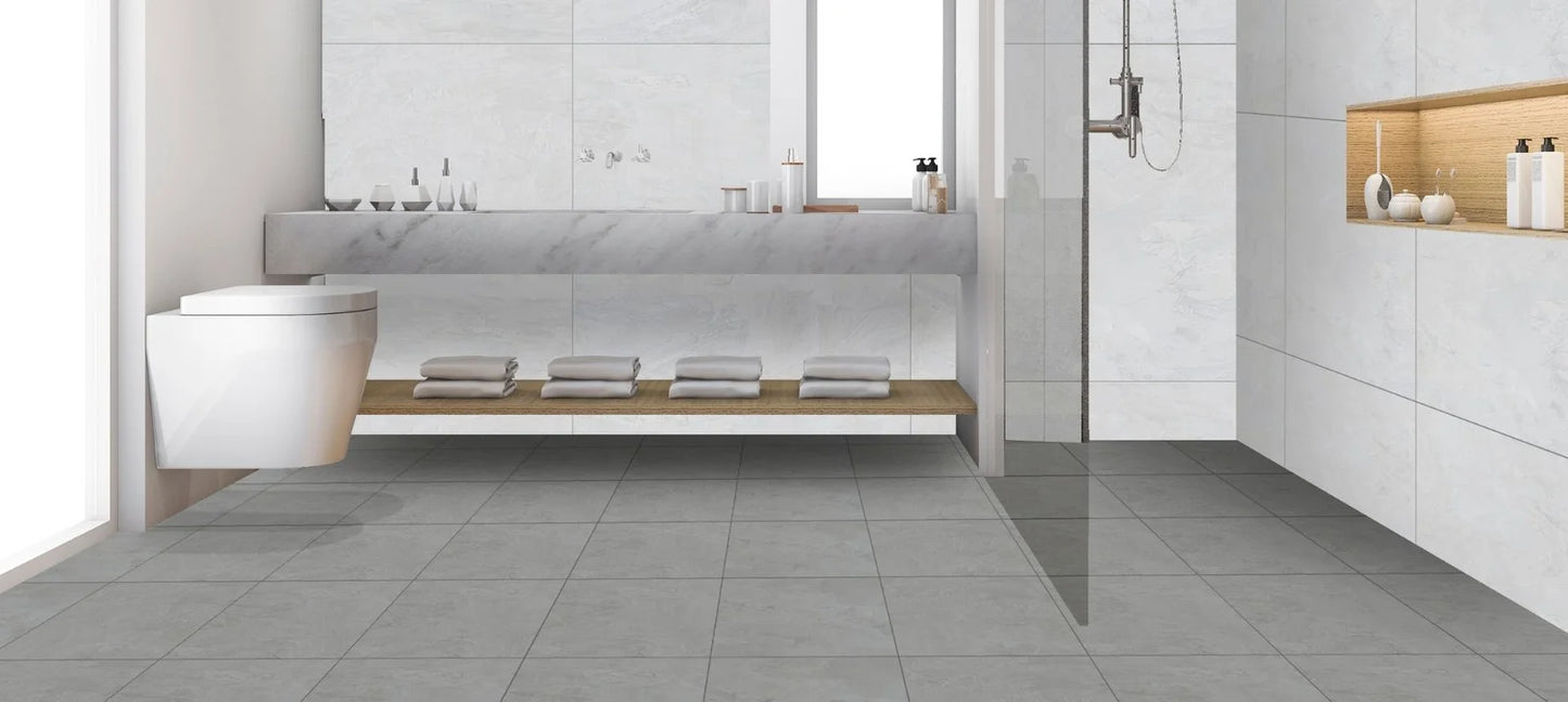Raphael Stone RP1006 Rock Grey 32'' x 64'' Polished Porcelain Tile