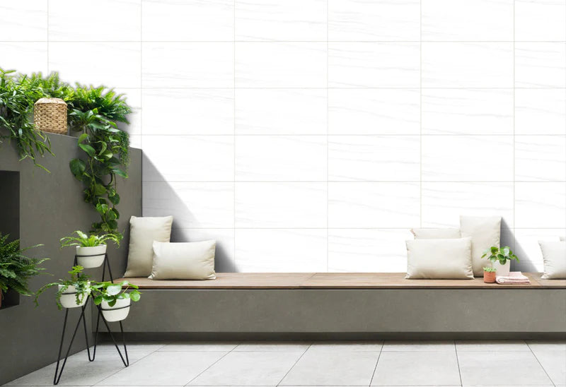 Ottimo Ceramics Spledor | White Dolomite| 12” x 24” Matte Porcelain Tile